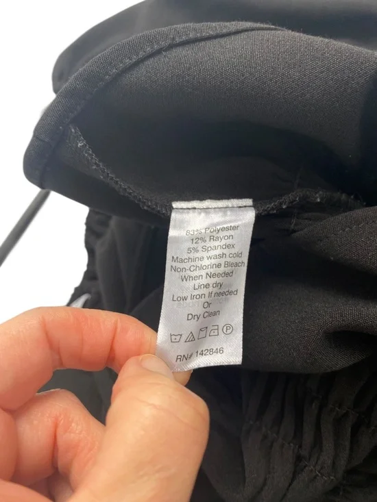 RHODE Grace Smocked Peplum Hem Top in Black size S - Picture 5 of 5